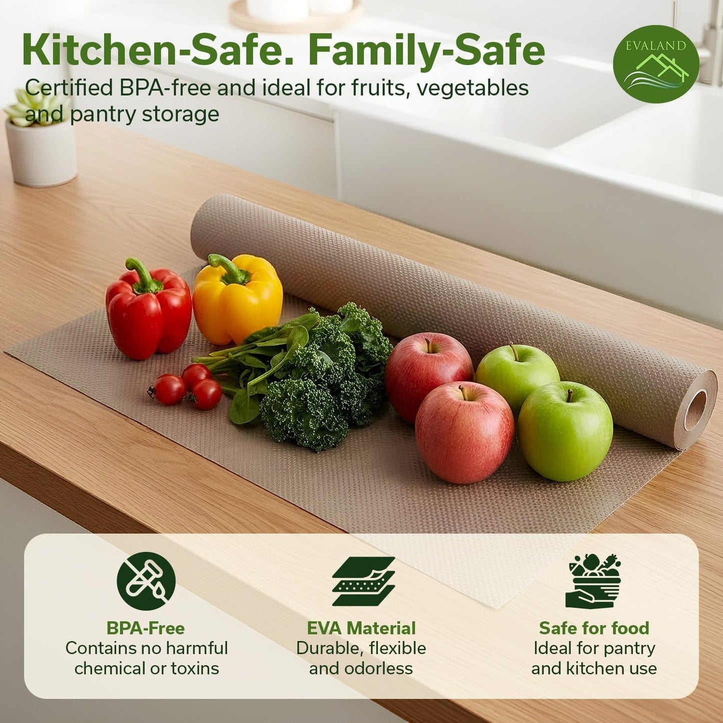 Shelf Liner Cabinet Liner Non-Adhesive Drawer Liner 12 in x 33 FT | Non-Slip, Washable, Waterproof, Fridge Liners, Contact Paper, Shelf Liners for Cabinets, Kitchen, Refrigerator, Clear