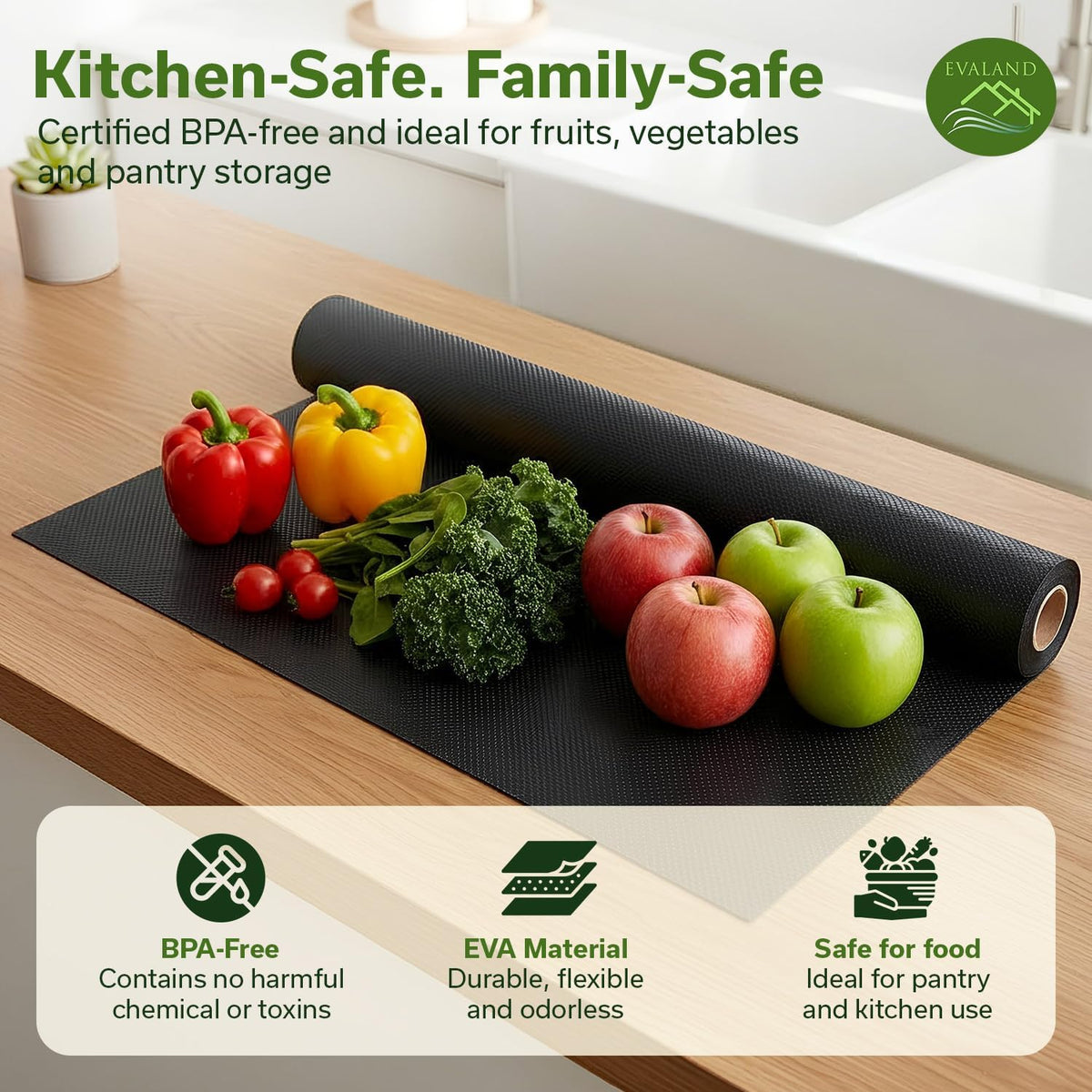 Shelf Liner Cabinet Liner Non-Adhesive Drawer Liner 12 in x 33 FT | Non-Slip, Washable, Waterproof, Fridge Liners, Contact Paper, Shelf Liners for Cabinets, Kitchen, Refrigerator, Clear