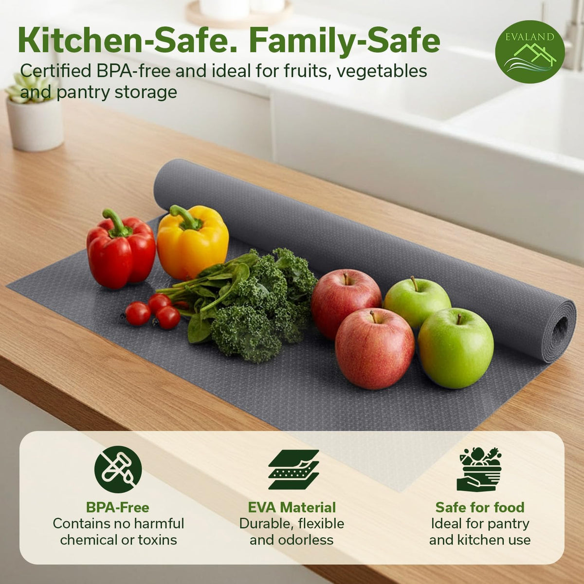 Shelf Liner Cabinet Liner Non-Adhesive Drawer Liner 12 in x 33 FT | Non-Slip, Washable, Waterproof, Fridge Liners, Contact Paper, Shelf Liners for Cabinets, Kitchen, Refrigerator, Clear