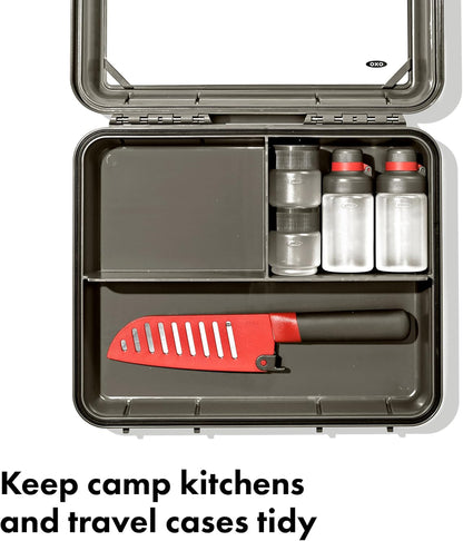 Outdoor Camp Kitchen Prep Set | Camping Cooking Set | Camping Utensils Holder | Camp Cooking Utensils | Outdoor Kitchen Essentials | Travel Utensil Tool Kit