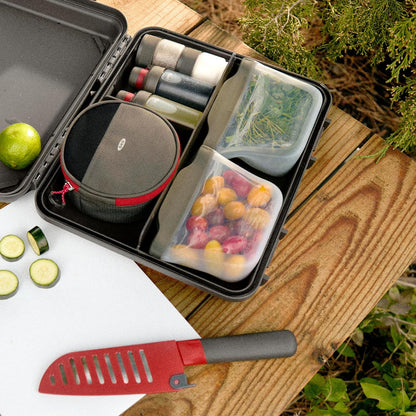 Outdoor Camp Kitchen Prep Set | Camping Cooking Set | Camping Utensils Holder | Camp Cooking Utensils | Outdoor Kitchen Essentials | Travel Utensil Tool Kit