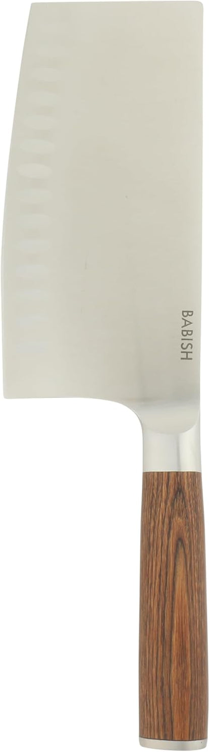 6.5-Inch Forged Cleaver Knife – High-Carbon 1.4116 German Steel Full Tang Kitchen Knife for Heavy-Duty Chopping and Slicing