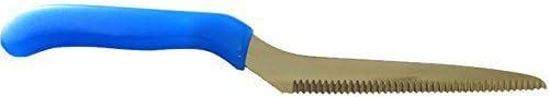 Chef Junior 5 Inches Blade Kitchen Cutting Slicing Knife Offset Handle (Blue)