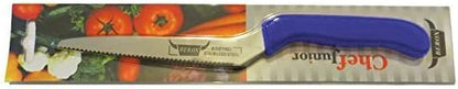 Chef Junior 5 Inches Blade Kitchen Cutting Slicing Knife Offset Handle (Blue)