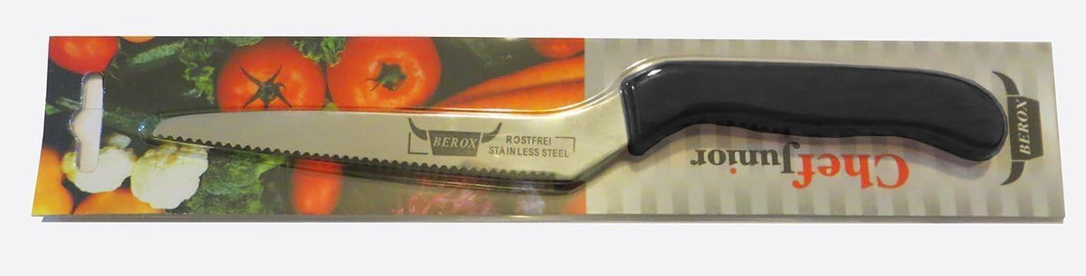 Chef Junior 5 Inches Blade Kitchen Cutting Slicing Knife Offset Handle (Blue)