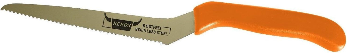 Chef Junior 5 Inches Blade Kitchen Cutting Slicing Knife Offset Handle (Blue)