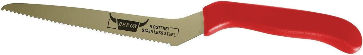Chef Junior 5 Inches Blade Kitchen Cutting Slicing Knife Offset Handle (Blue)
