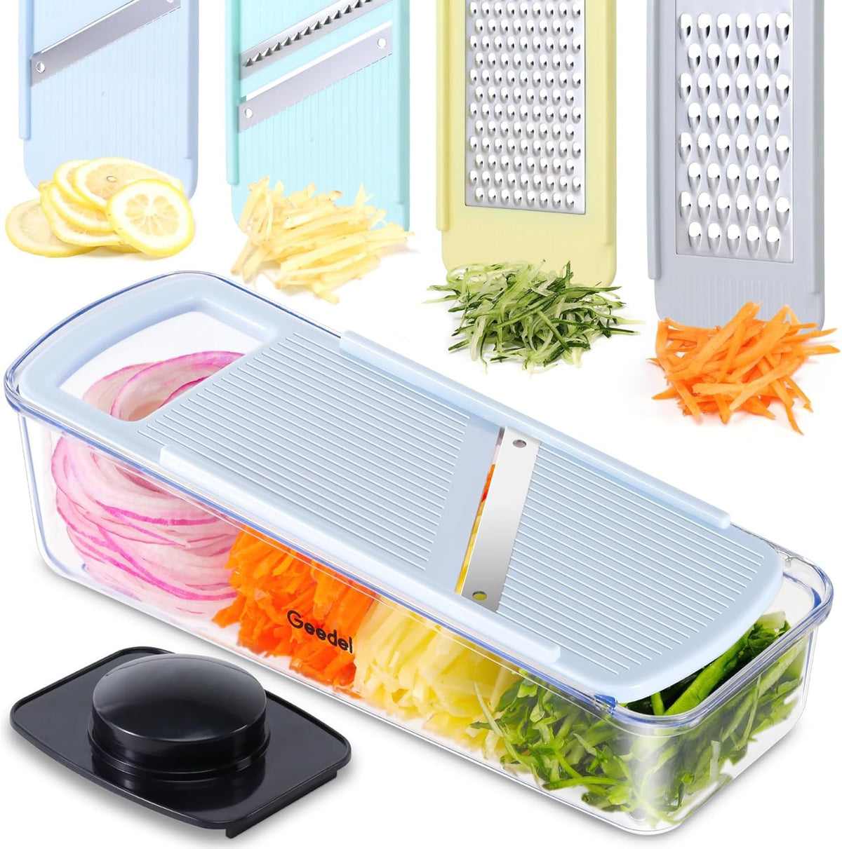 Professional Mandoline Slicer for Kitchen, Multi Purpose Vegetable Slicer Cutter, Vegetable Cutter Onion Cutter for Veggie Fruit Cheese