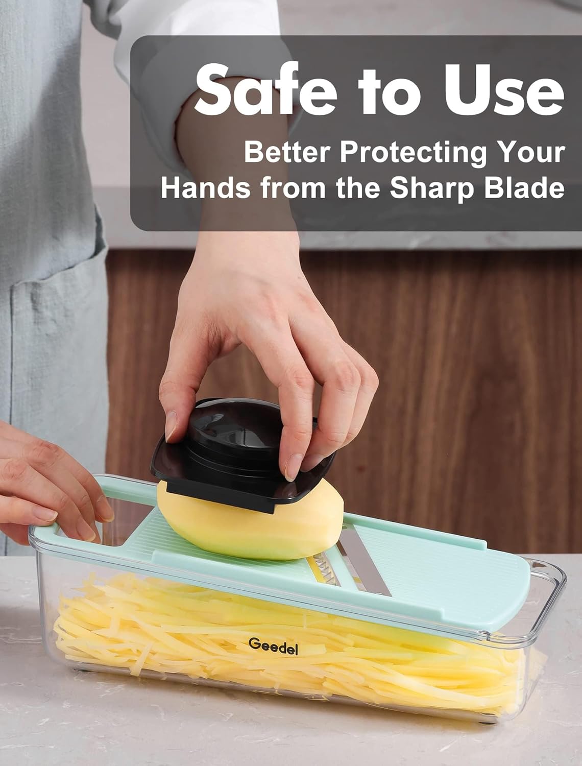 Professional Mandoline Slicer for Kitchen, Multi Purpose Vegetable Slicer Cutter, Vegetable Cutter Onion Cutter for Veggie Fruit Cheese