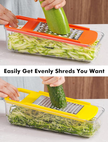 Professional Mandoline Slicer for Kitchen, Multi Purpose Vegetable Slicer Cutter, Vegetable Cutter Onion Cutter for Veggie Fruit Cheese