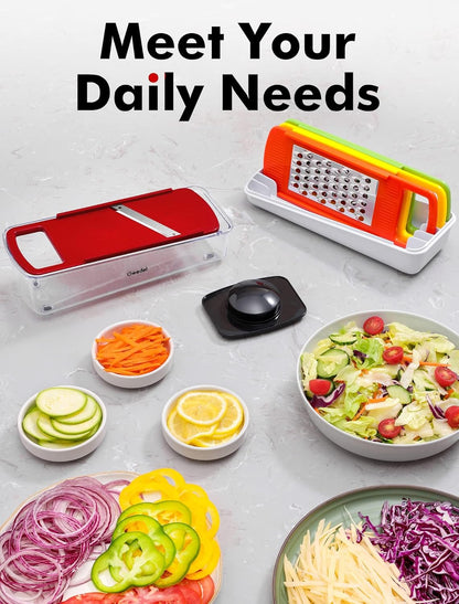 Professional Mandoline Slicer for Kitchen, Multi Purpose Vegetable Slicer Cutter, Vegetable Cutter Onion Cutter for Veggie Fruit Cheese