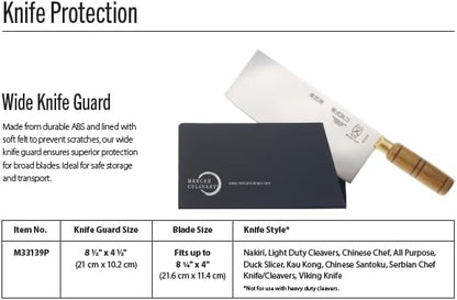 Knife Guard, Black 4 Inch x 1 Inch