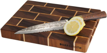 Walnut Sidekick End Grain Cutting Board - Walnut Wood Cutting Board for Kitchen - Kitchen Cutting Board - Wooden Cutting Board