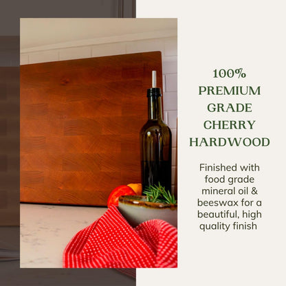 Walnut Sidekick End Grain Cutting Board - Walnut Wood Cutting Board for Kitchen - Kitchen Cutting Board - Wooden Cutting Board