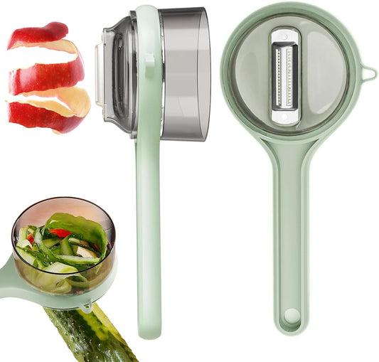 Peeling Knife with Container Box,Peeling Knife with Storage Box,Vegetable Peeler Stainless Stee Veggie Peeler Easy to Clean Peelers for Home Kitchen Fruit Peeling Supplies