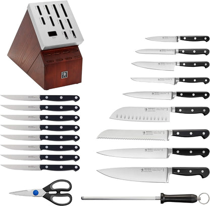 Classic Precision 20-pc Self-Sharpening Knife Block Set