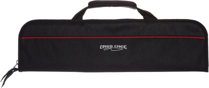 5 Pocket Chef Knife Case Roll Bag Bi-Fold (Black) Lightweight - Durable Nylon / Polyester Blend– Perfect for the Busy Traveling Chef