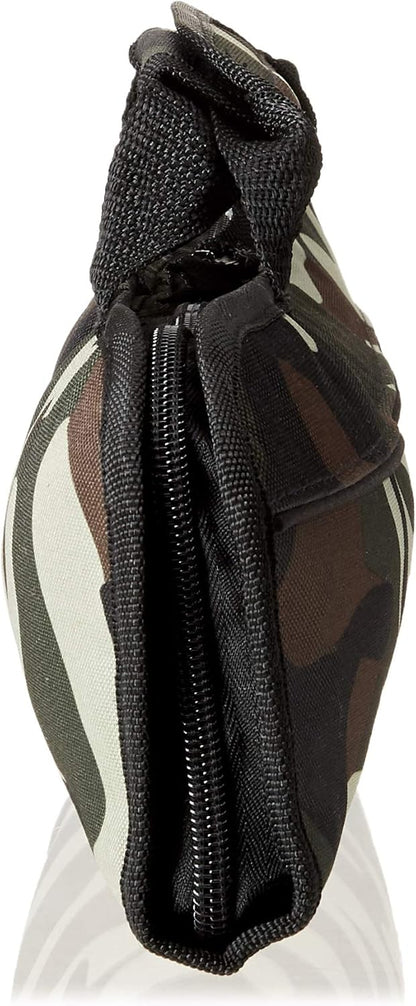 5 Pocket Chef Knife Case Roll Bag Bi-Fold (Black) Lightweight - Durable Nylon / Polyester Blend– Perfect for the Busy Traveling Chef