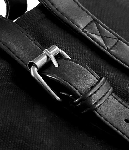 5 Pocket Chef Knife Case Roll Bag Bi-Fold (Black) Lightweight - Durable Nylon / Polyester Blend– Perfect for the Busy Traveling Chef
