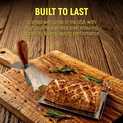 I Cream Cheese Platter with Serving Knife I Easily Smoke Cream Cheese I Perfect for Smoker, Grill, & Oven I Dishwasher Safe I Made in USA I 1 Platter