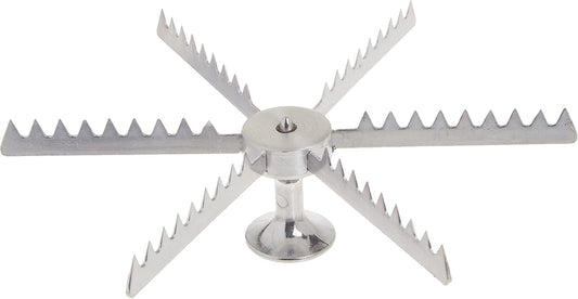 Winware Aluminum 6-Cut Pie and Cake Marker