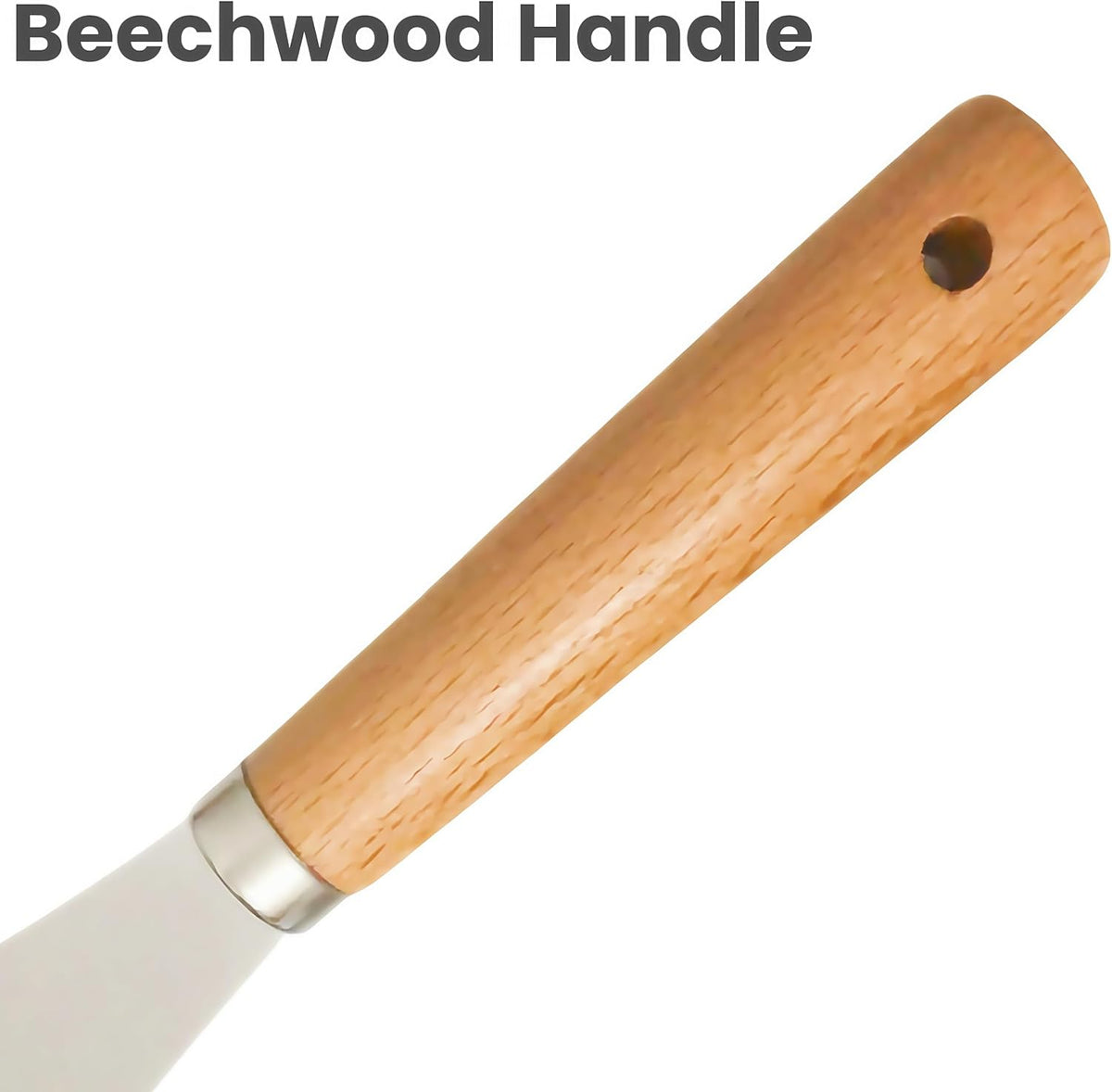 Butter Knives Set of 2, Beechwood Handle, Durable Stainless Steel Blade, Butter Knife for Smooth Spreading Butter Cream Cheese Jam, Ideal for Bagels, Sandwiches, Butter Knife Spreader 7 Inches