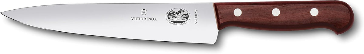 Rosewood 7.5-Inch Chef's Knife with Brown Handle