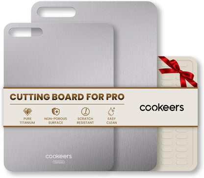 Titanium Cutting Boards Set for Kitchen camping Healthy Food Plate Small
