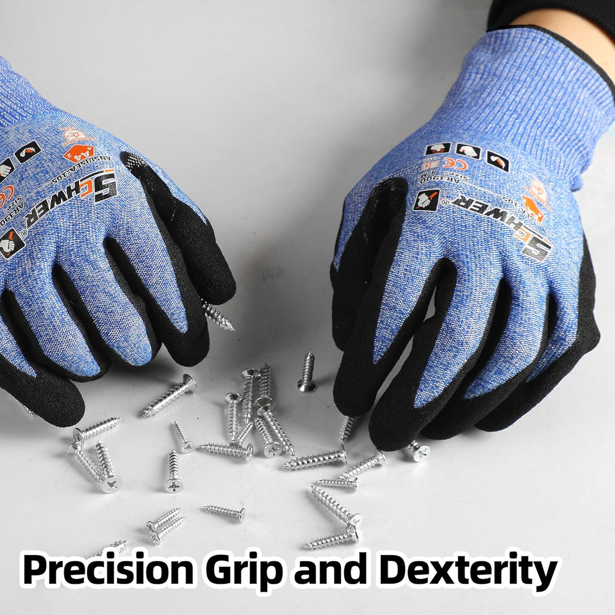 A4 AIR-SKIN Cut Resistant Work Gloves, Ultra Lightweight, AR3900, L | Precision Work, Ultra-Thin, 3D-Comfort, 18-Gauge, Reinforced Thumb, Strong Grip, Breathable, Touchscreen, Fishing, Gardening