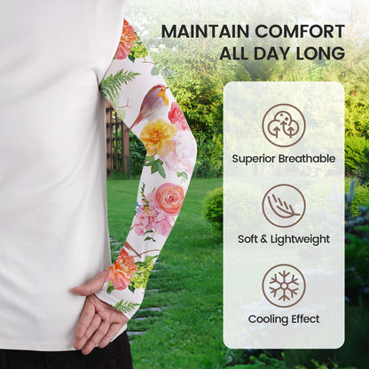 Gardening Sleeves for Women Sun Protection Cooling Arm Sleeves | Breathable Anti-Scratch Protective Sleeves Outdoor Sports