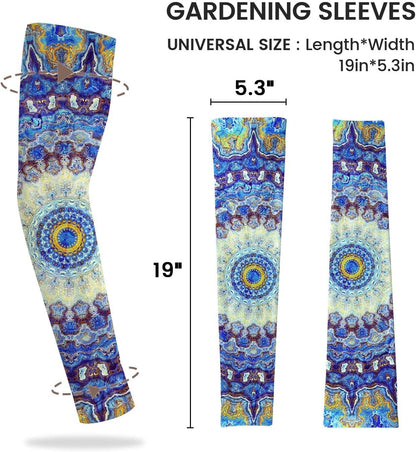 Gardening Sleeves for Women Sun Protection Cooling Arm Sleeves | Breathable Anti-Scratch Protective Sleeves Outdoor Sports
