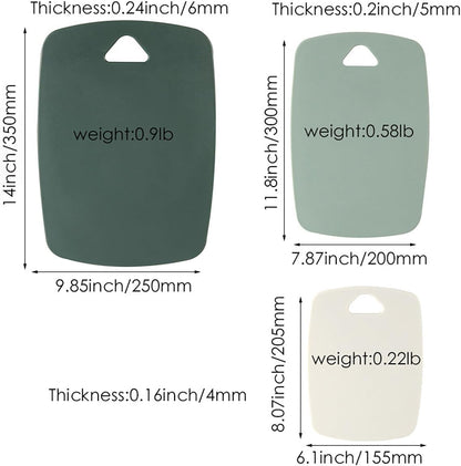 Cutting Board Set for Kitchen, Set of 3