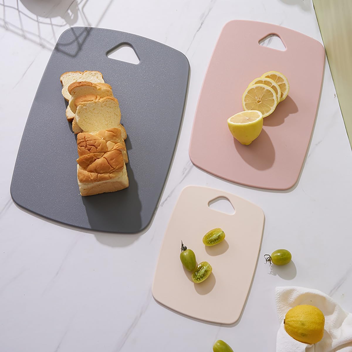 Cutting Board Set for Kitchen, Set of 3