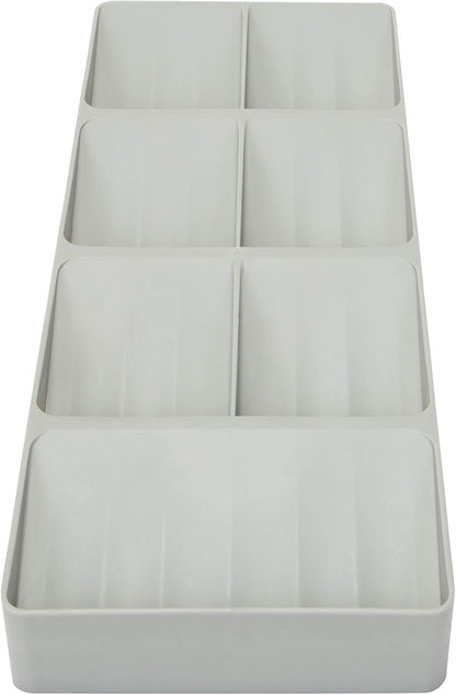 2 Tier Knife Drawer Organizer | Holds 11 Knives | Utensil Holder | Knife Block | Storage & Organization | Space Saver | Natural