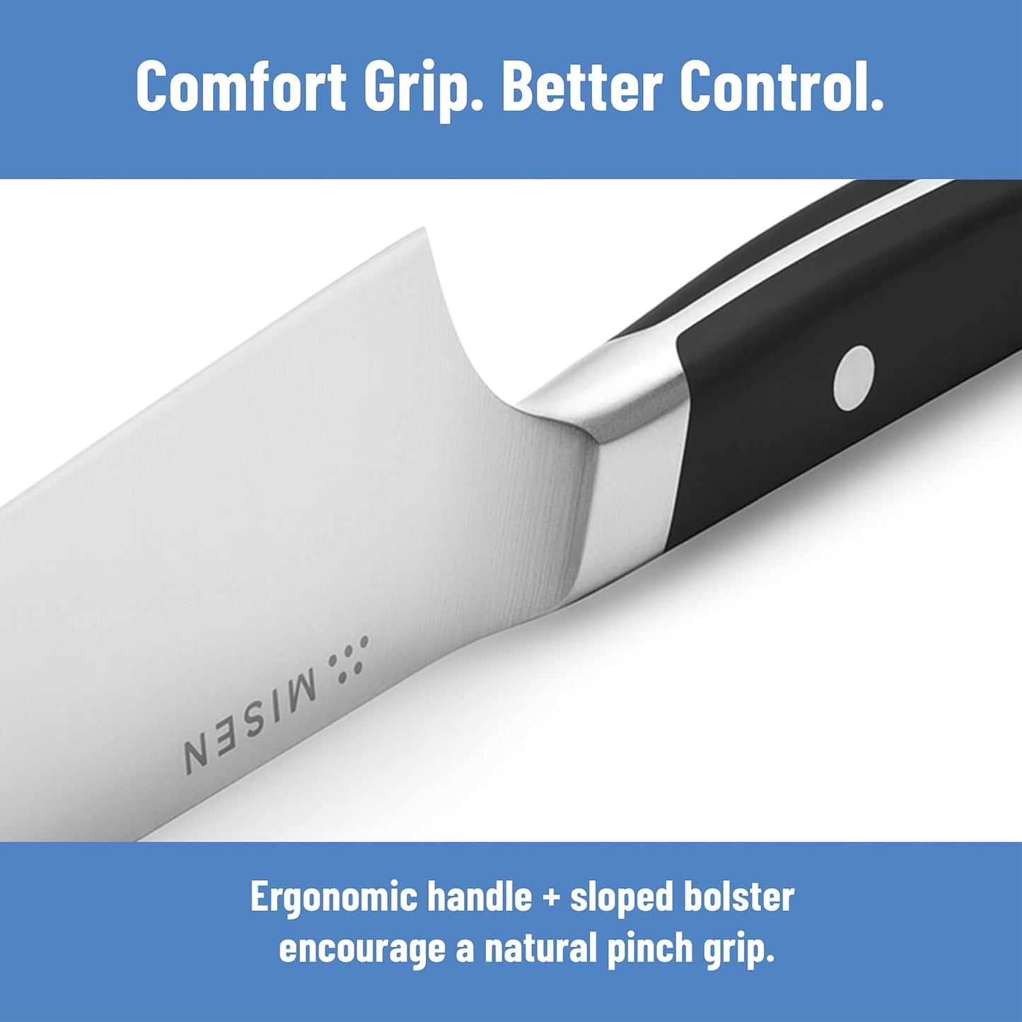 6.8" Chef Knife – High Carbon Japanese AUS-10 Stainless Steel – Hybrid German & Japanese Blade – Precision Kitchen Knife for Professionals & Home Cooks – Ultimate Cutting Performance - Black