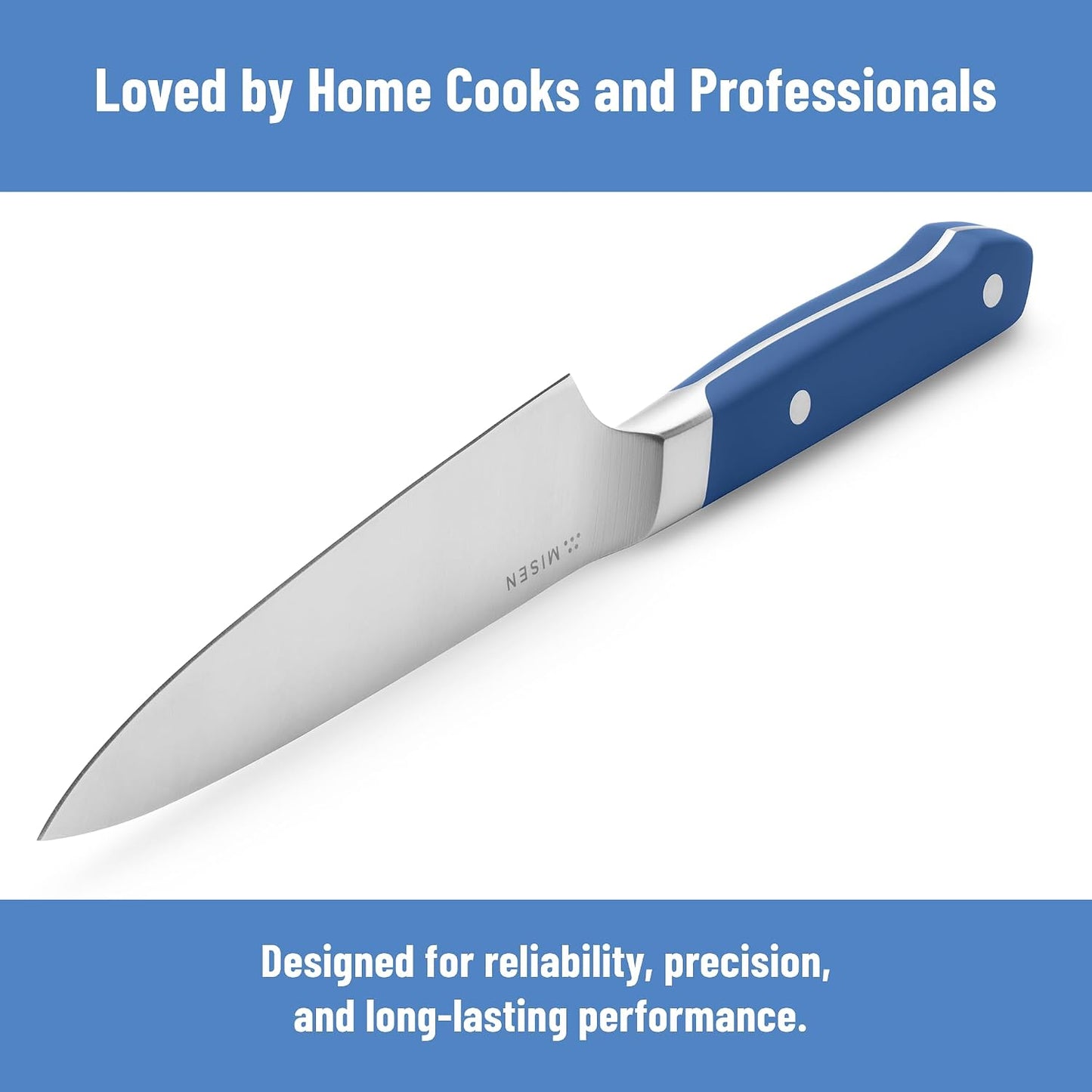 6.8" Chef Knife – High Carbon Japanese AUS-10 Stainless Steel – Hybrid German & Japanese Blade – Precision Kitchen Knife for Professionals & Home Cooks – Ultimate Cutting Performance - Black