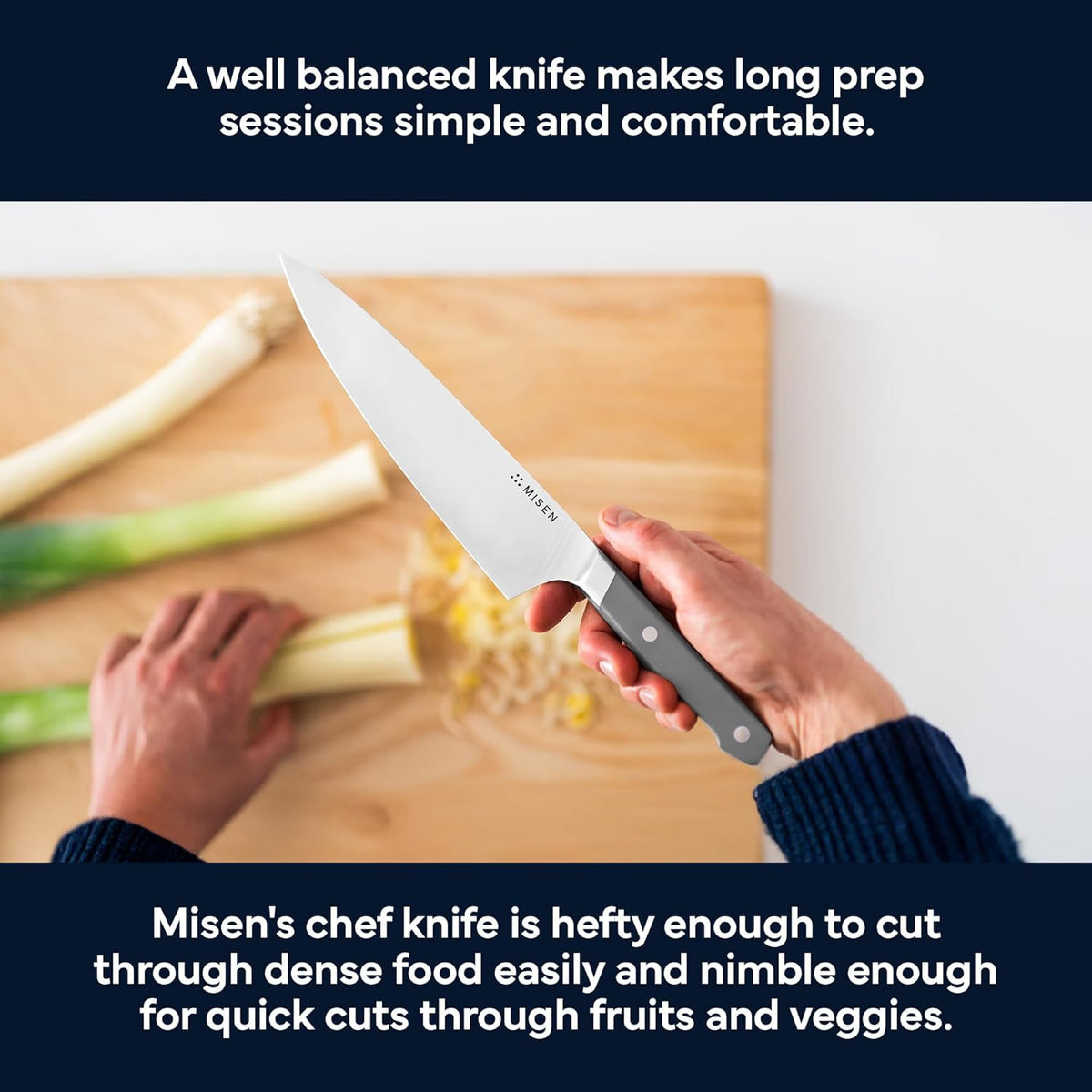 6.8" Chef Knife – High Carbon Japanese AUS-10 Stainless Steel – Hybrid German & Japanese Blade – Precision Kitchen Knife for Professionals & Home Cooks – Ultimate Cutting Performance - Black