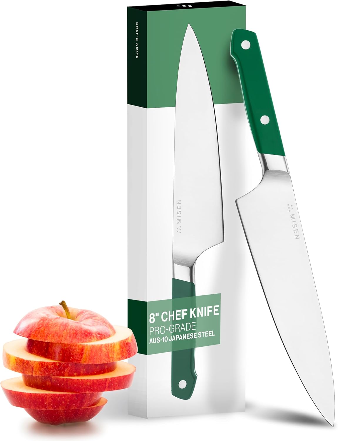 6.8" Chef Knife – High Carbon Japanese AUS-10 Stainless Steel – Hybrid German & Japanese Blade – Precision Kitchen Knife for Professionals & Home Cooks – Ultimate Cutting Performance - Black