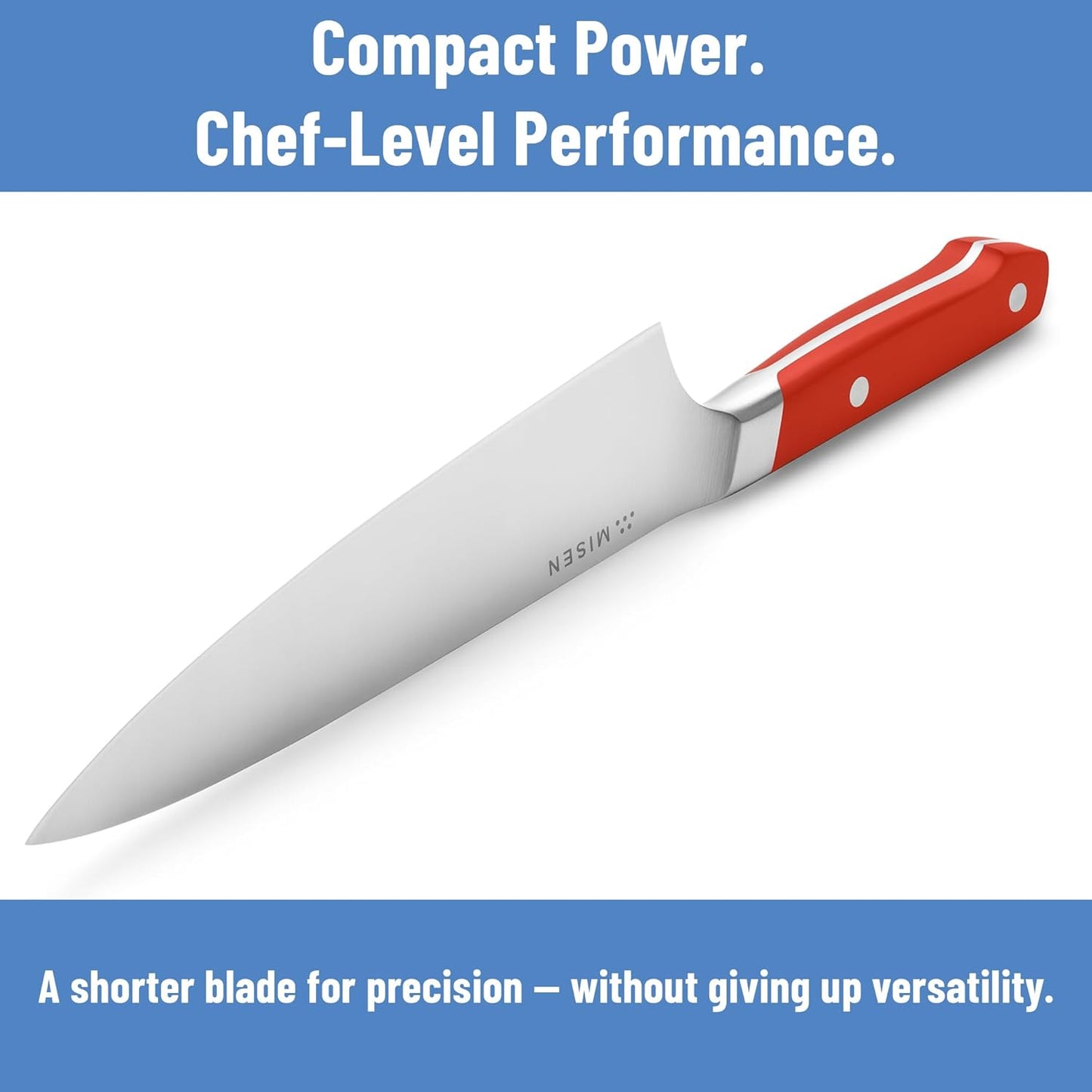 6.8" Chef Knife – High Carbon Japanese AUS-10 Stainless Steel – Hybrid German & Japanese Blade – Precision Kitchen Knife for Professionals & Home Cooks – Ultimate Cutting Performance - Black