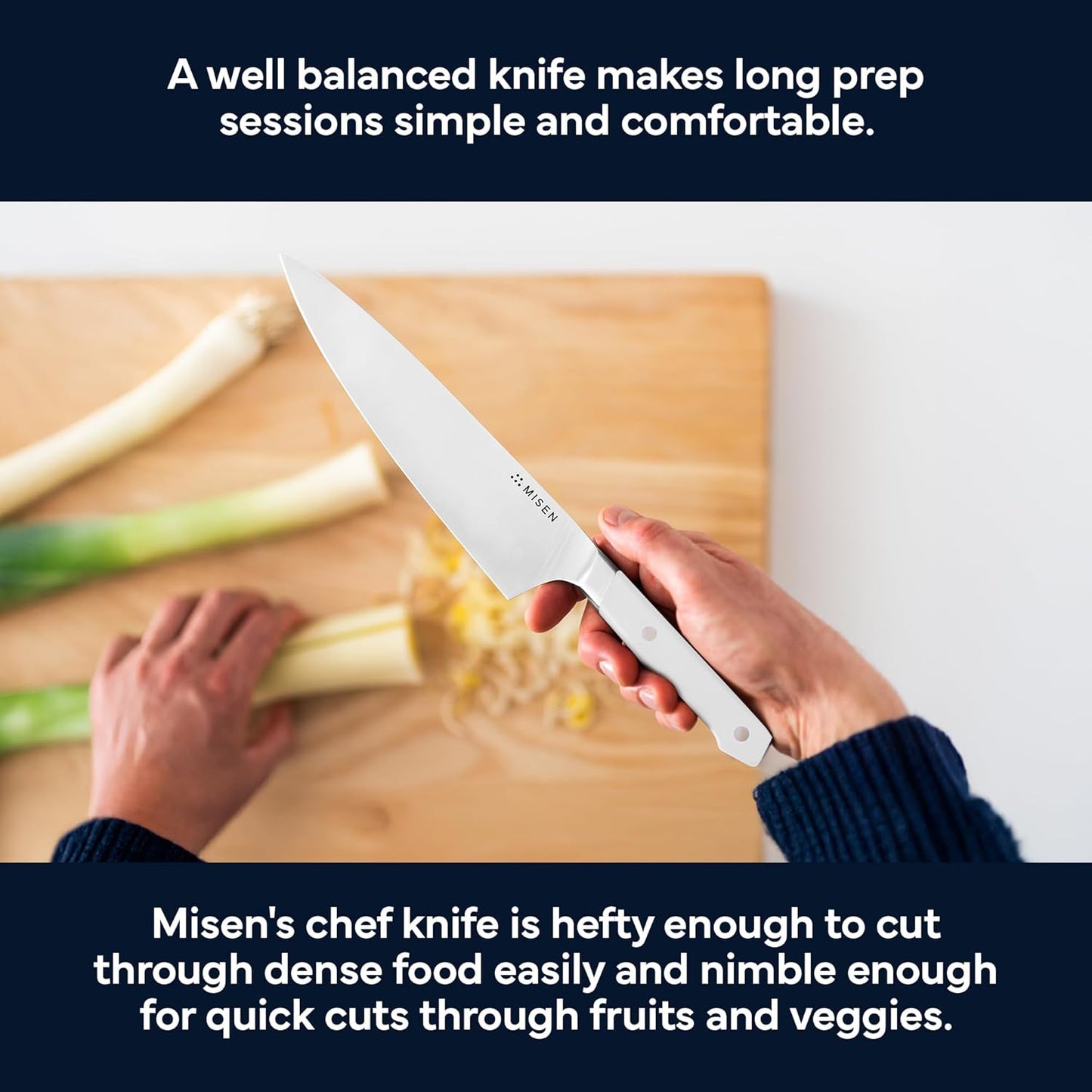 6.8" Chef Knife – High Carbon Japanese AUS-10 Stainless Steel – Hybrid German & Japanese Blade – Precision Kitchen Knife for Professionals & Home Cooks – Ultimate Cutting Performance - Black
