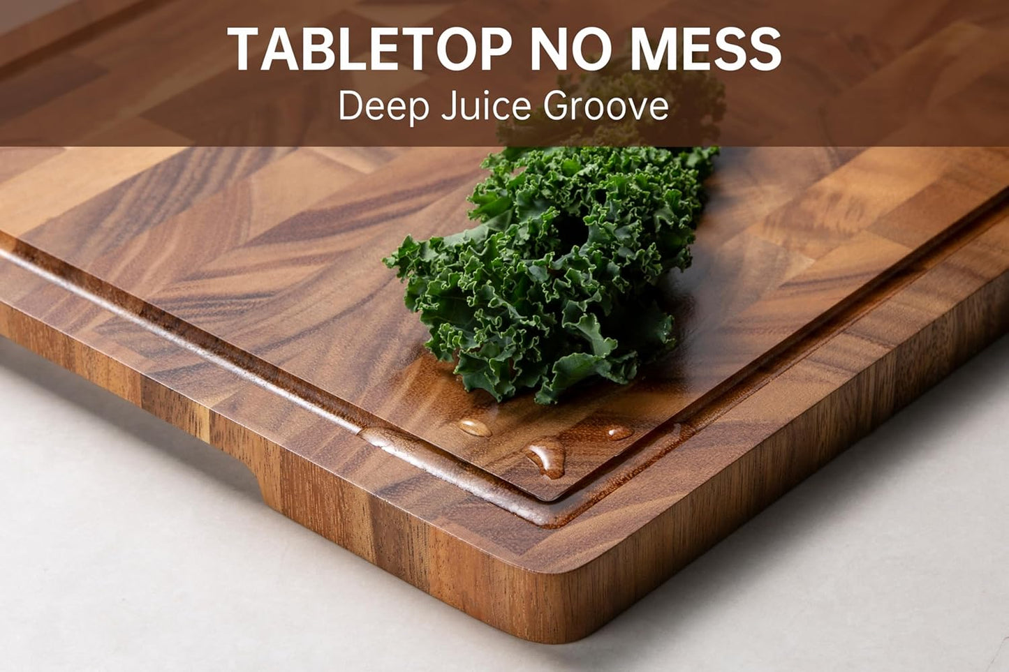Walnut Cutting Boards for Kitchen Solid Wood End Grain 17"×13"×1" | Large Chopping Board Double Sided with Handle, Hardwood Charcuterie Butcher Block for Meal Prep & Serving with Gift Box