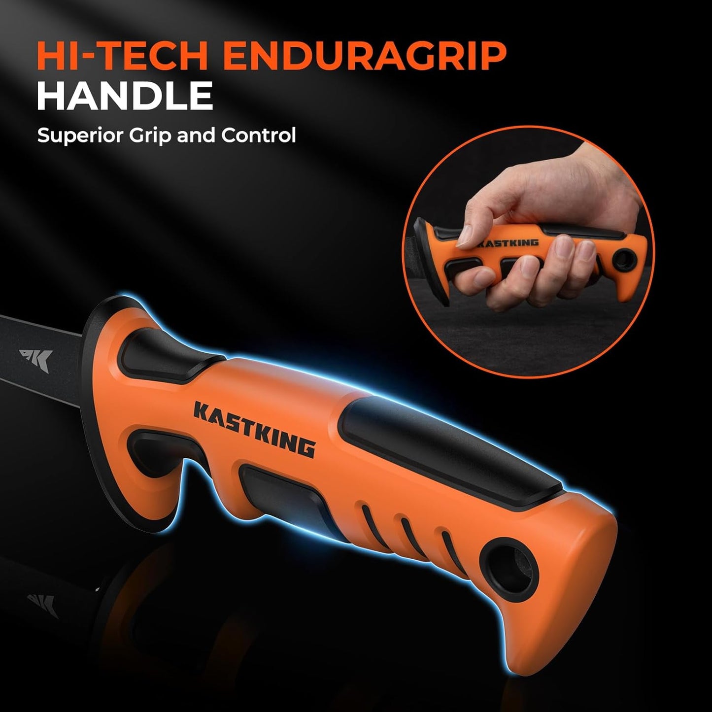Ultimate Angler 7" Fillet Knife, Fishing Knife for Men | Vanadium Stainless Steel Blade, Corrosion-resistant, Sheath with Sharpener & Line Cutter, EnduraGrip Handle