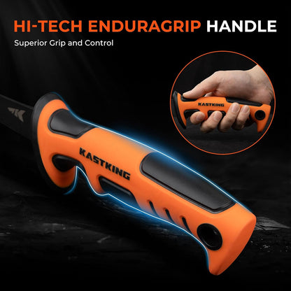 Ultimate Angler 7" Fillet Knife, Fishing Knife for Men | Vanadium Stainless Steel Blade, Corrosion-resistant, Sheath with Sharpener & Line Cutter, EnduraGrip Handle