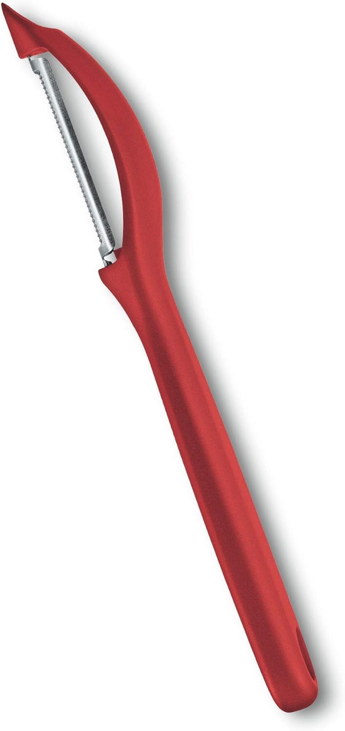 VIC-7.6075.1 Specialty Knives & Tools Peelers Peeler Serrated Red,Multi