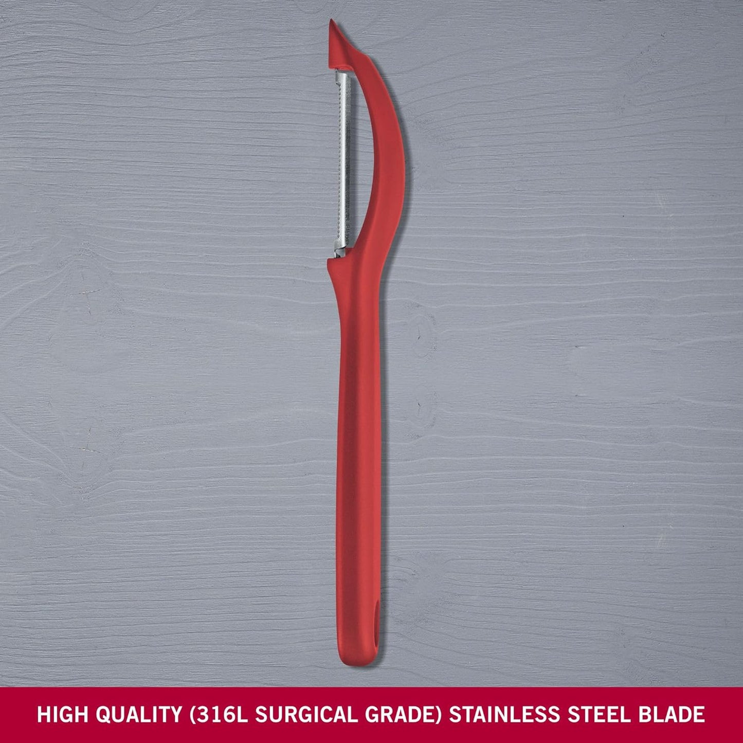 VIC-7.6075.1 Specialty Knives & Tools Peelers Peeler Serrated Red,Multi