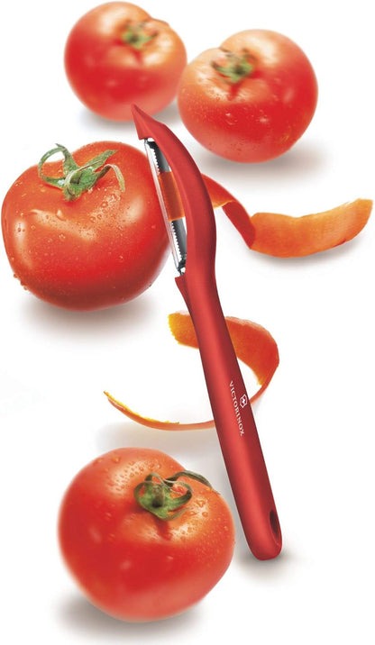 VIC-7.6075.1 Specialty Knives & Tools Peelers Peeler Serrated Red,Multi