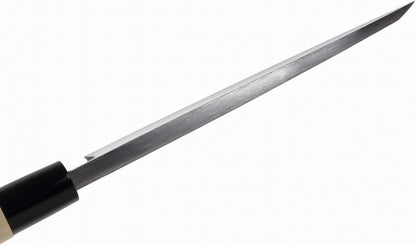 Japanese Sushi Fillet Best Sharp Kitchen Chef Knife Kigami(Yellow Steel)-No.2 D-Shape Magnolia Wood Handle, Deba 8.3-inch (210mm)