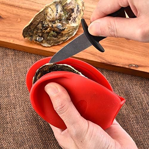 Silicone Oyster Shucking Hand Clip Oyster Shucker Shellfish Opener Kitchen Tool for Seafood Oyster Knives Opener Shellfish Shucker (1PC)