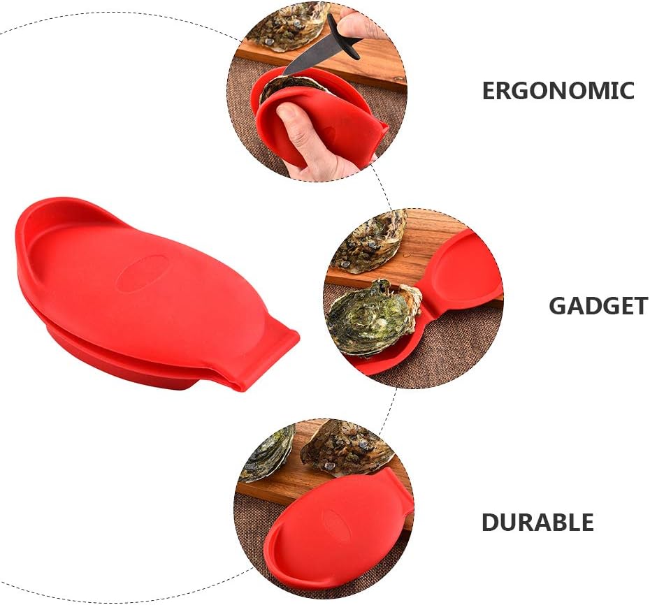 Silicone Oyster Shucking Hand Clip Oyster Shucker Shellfish Opener Kitchen Tool for Seafood Oyster Knives Opener Shellfish Shucker (1PC)