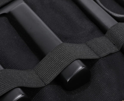 Chef's Travel Knife Case, Portable Knife Roll Bag For Men And Women, Waterproof Waxed Canvas, Strong Zipper, 5 Slots (Dark Green)